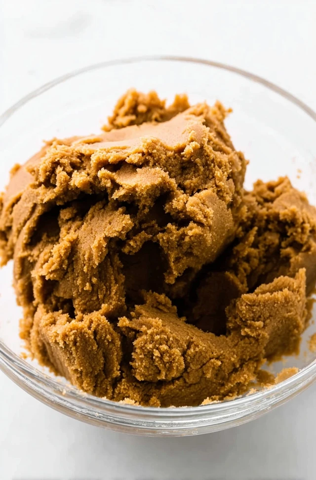 Gingerbread house dough mixed and ready to chill